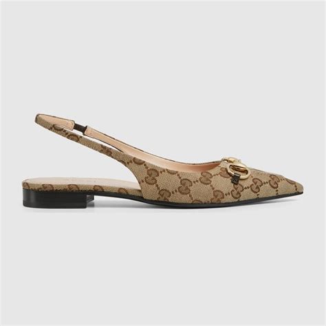 Gucci Women's Horsebit slingback ballet flat